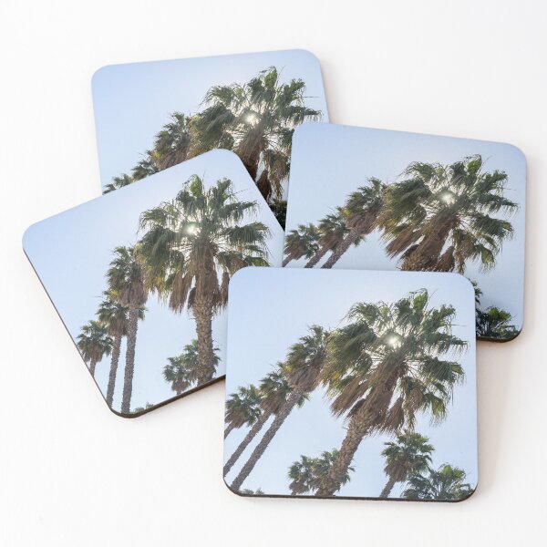 Item preview, Palmy Brilliance - Palm Tree Row and Sunburst designed and sold by Georgia Mizuleva.