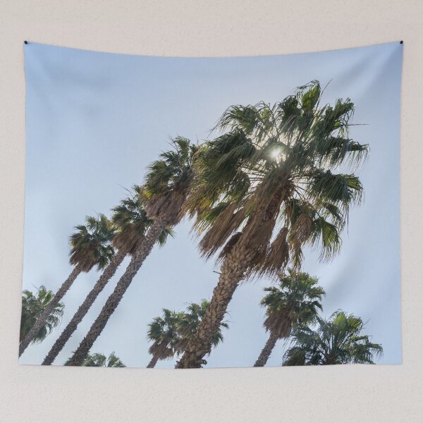 Item preview, Palmy Brilliance - Palm Tree Row and Sunburst designed and sold by Georgia Mizuleva.