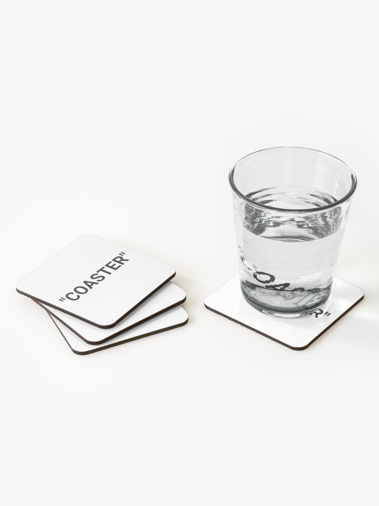 Alternate view of Coaster Quotation Marks Coasters (Set of 4)