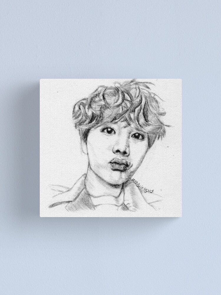 BTS J-Hope with curly hair BTS J-Hope with curly hair