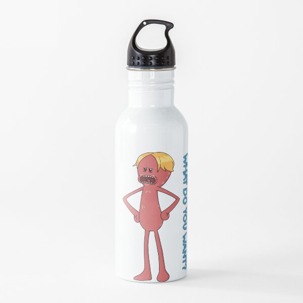 Red Meeseeks - Rick and Morty Water Bottle