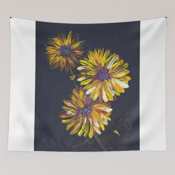 Item preview, Sunflowers on Black designed and sold by Maureen Zmak.