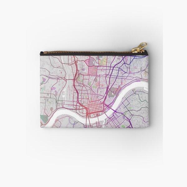 Item preview, Cincinnati City Map, USA City Ohio designed and sold by TheRedFinch.
