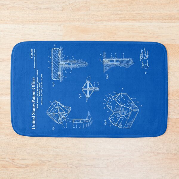 Item preview, Baseball Base Patent - Blueprint designed and sold by FinlayMcNevin.