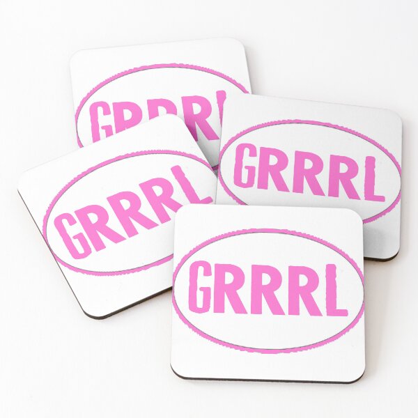 Item preview, Grrrl Oval Sticker Type designed and sold by SerpentSkyArts.