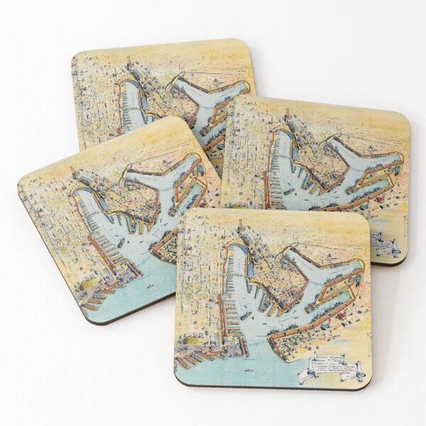 Item preview, Map of Darling Harbour, Sydney 1912 designed and sold by anmm.