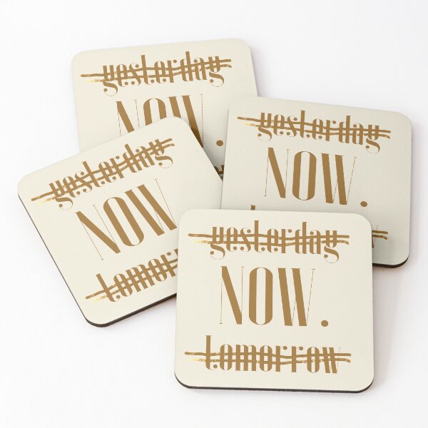 Item preview, Motivational Inspirational and Positive quote - Yesterday now tomorrow  typography text art by Word Fandom - wordfandom designed and sold by Kerry Pritchard.