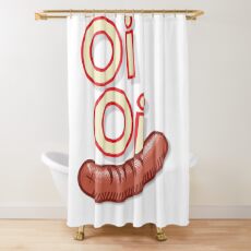 Oi Oi Savaloy Shower Curtain