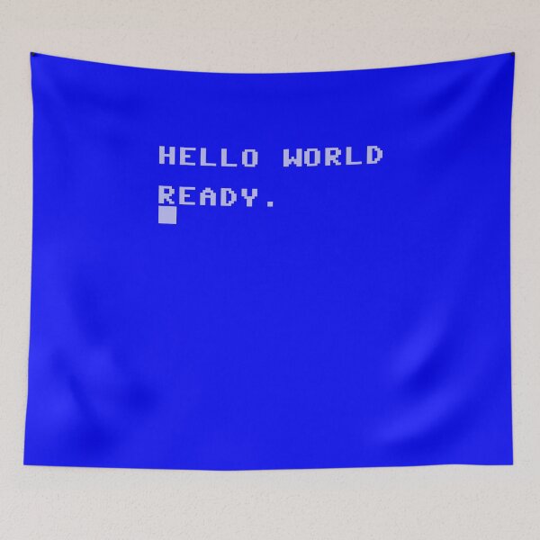 Item preview, First Basic Program C64 Computer 80s Programmer Memento Gift designed and sold by peter2art.