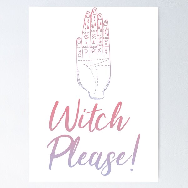 Item preview, Witch Please Palm designed and sold by witchy-woowoo.