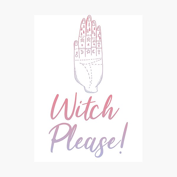 Item preview, Witch Please Palm designed and sold by witchy-woowoo.