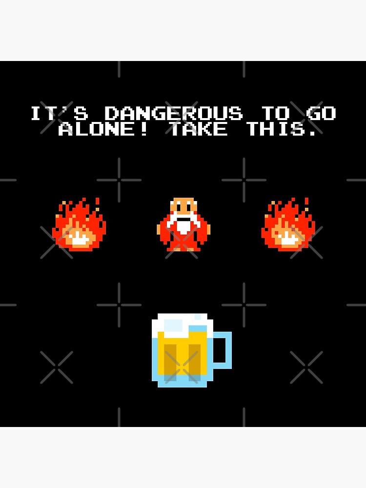 Thumbnail 5 of 5, Coasters (Set of 4), Its dengerous to go without beer designed and sold by Retro-Freak.