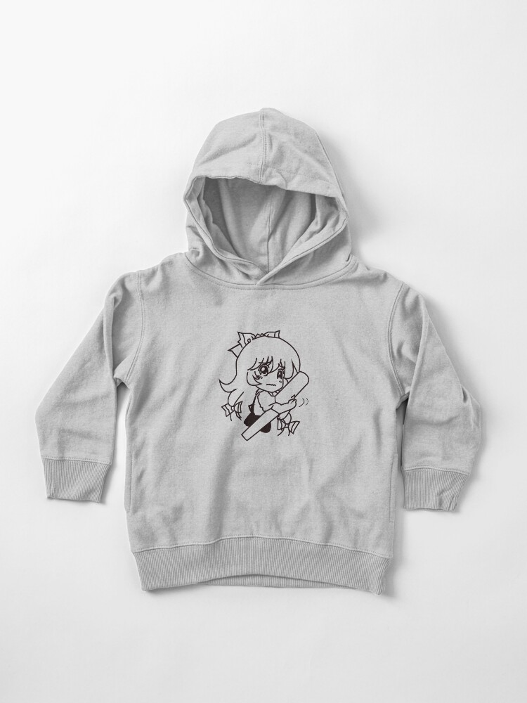 anime black and white hoodie