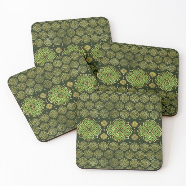 Item preview, Celtic Endless Knot - Shamrock Four-leaf clover  designed and sold by k9printart.