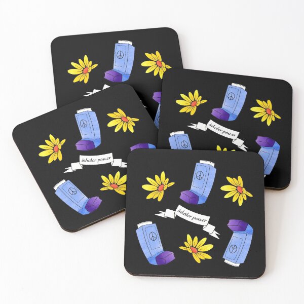 Item preview, Inhaler Power! - pattern - black  designed and sold by Chiara Filincieri.