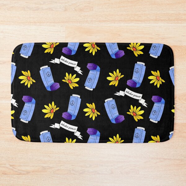 Item preview, Inhaler Power! - pattern - black  designed and sold by Chiara Filincieri.