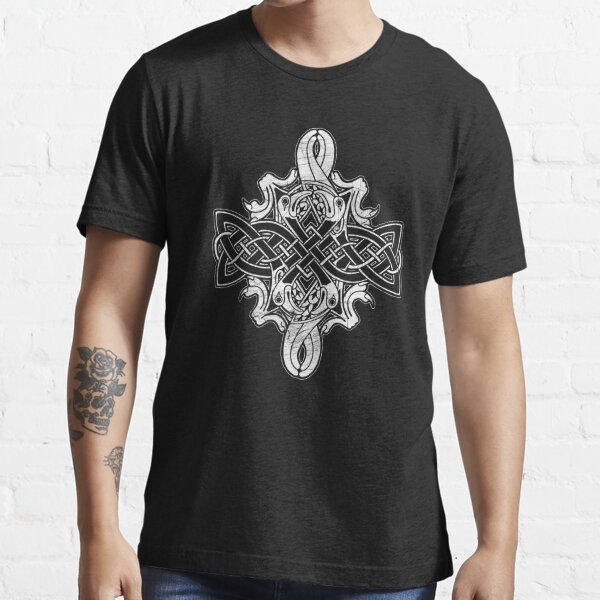 Viking tshirt men odins hammer symbol shirt T-Shirt by Benjamin