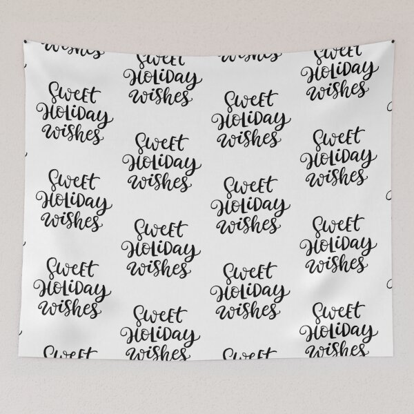 Item preview, Motivational Inspirational and Positive quote - Sweet holiday wishes typography text art by Word Fandom - wordfandom designed and sold by Kerry Pritchard.