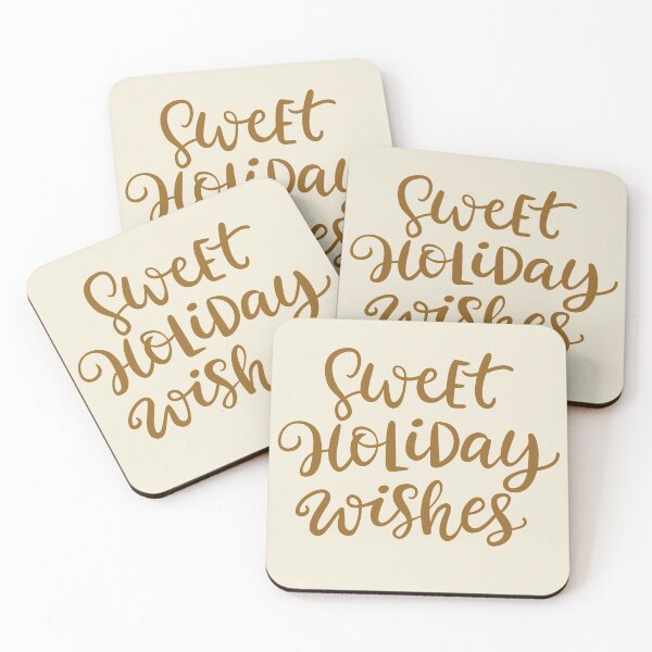 Item preview, Motivational Inspirational and Positive quote - Sweet holiday wishes typography text art by Word Fandom - wordfandom designed and sold by Kerry Pritchard.