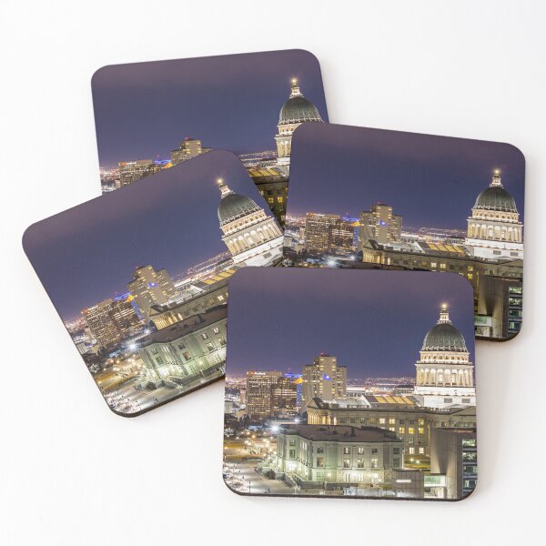 Item preview, Salt Lake city lights in the night designed and sold by Paulius Jankevicius.