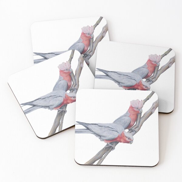 Item preview, Australian Galahs Bird Art Drawing Australian Animals designed and sold by RachaelCurryArt.