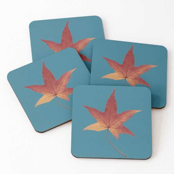 Item preview, Red chestnut leaf from Brittany, France. designed and sold by Dreaming Shell.
