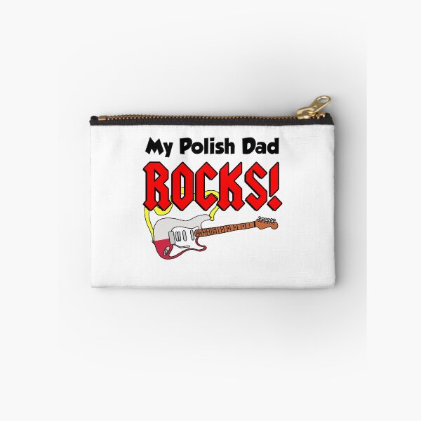 Item preview, My Polish Dad Rocks Guitar Cartoon Son Daughter designed and sold by jaycartoonist.