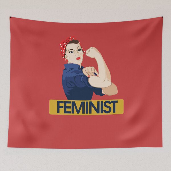 Item preview, Feminist rosie the riveter designed and sold by FrictionMaxxing.