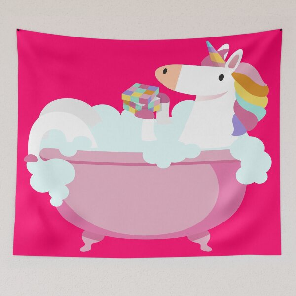 Item preview, Unicorn at bath Rubik's Cube designed and sold by Chams0609.