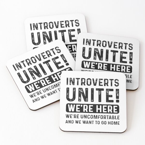 Item preview, Introverts Unite designed and sold by LuckyFoxDesigns.