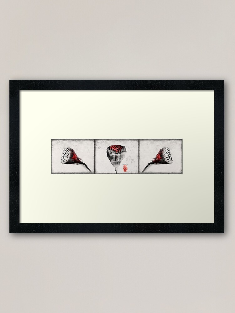 Thumbnail 1 of 7, Framed Art Print, Lotus Seed Pods designed and sold by ronmoss.
