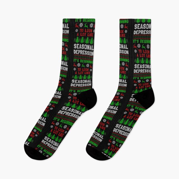 Item preview, It's Beginning To Look A Lot Like Seasonal Depression designed and sold by Yipptee Shirts.