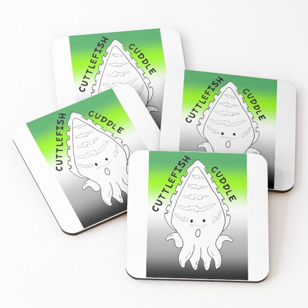 Item preview, Cuttlefish Cuddle Aro Flag designed and sold by LetZoeSpoilYou.