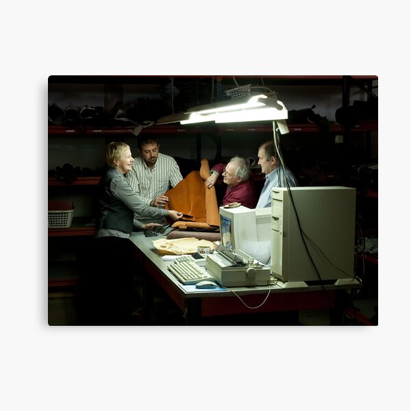 Family Leather Canvas Print