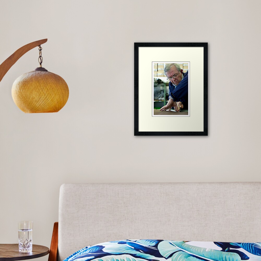 Leather Craft Framed Art Print