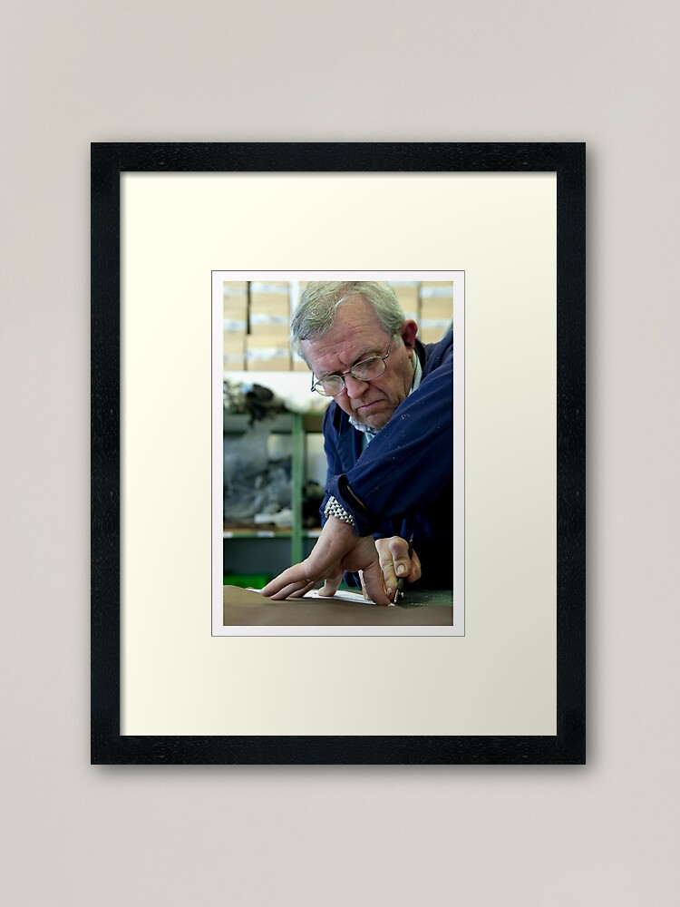 Alternate view of Leather Craft Framed Art Print