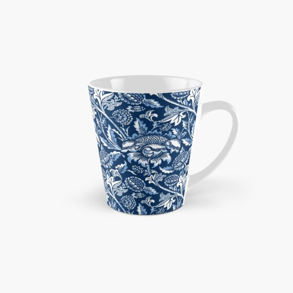 Item preview, William Morris Sunflowers, Dark Blue and White  designed and sold by Marymarice.
