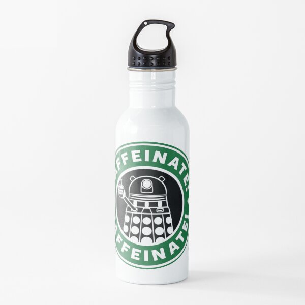 Caffeinate! Exterminate! Water Bottle