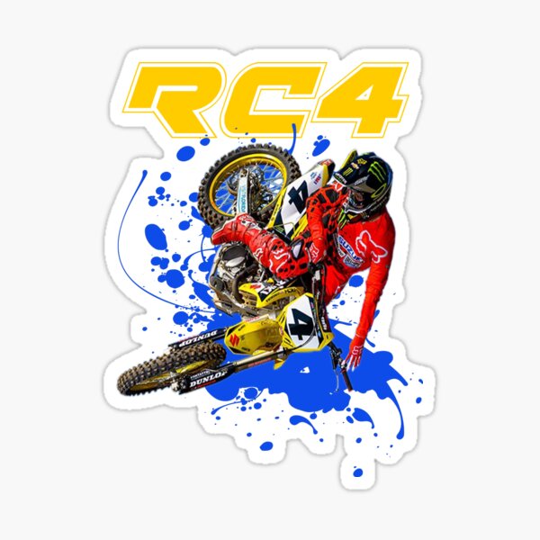 Ricky Carmichael Motocross Supercross Printed Canvas Picture Multiple Sizes 