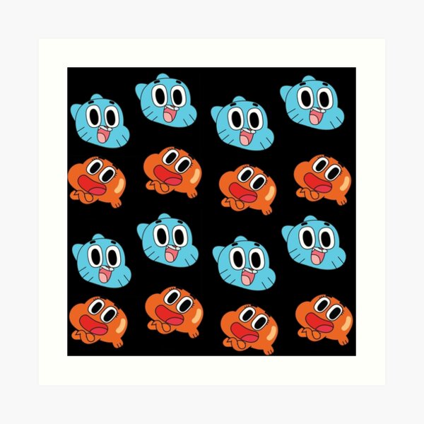 Darwin And Gumball Art Print