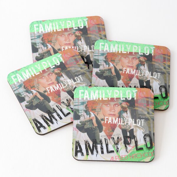 Item preview, Family plot, classic Hitchcock film, officially licensed fan art designed and sold by Mauswohn.