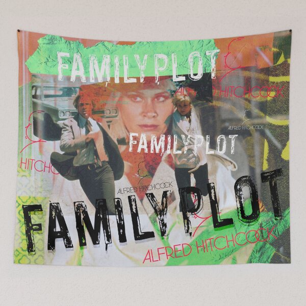 Item preview, Family plot, classic Hitchcock film, officially licensed fan art designed and sold by Mauswohn.