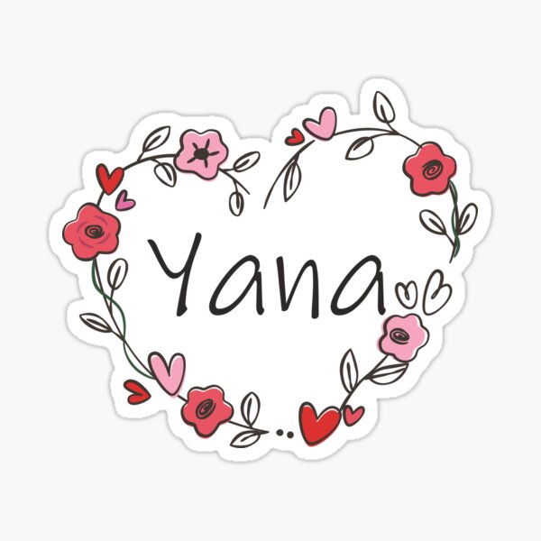 "Yana" Sticker for Sale by oleo79 Redbubble