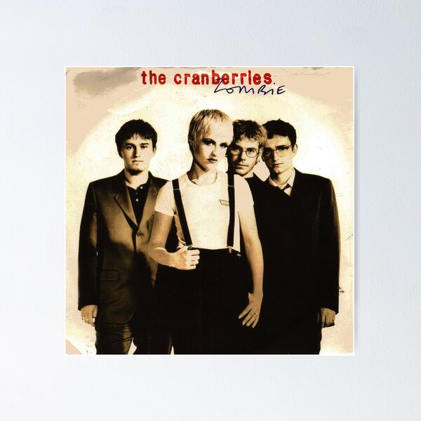 Cranberries Zombie Lyrics Poster Dolores O'riordan 