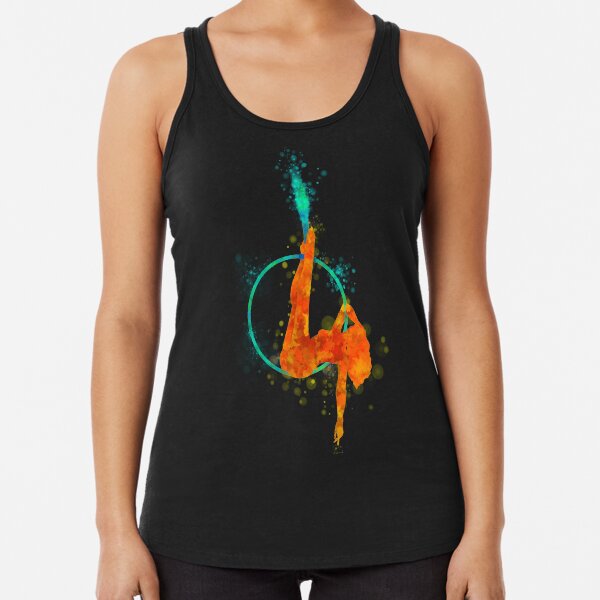 The Aerial Arts - Lyra Hoop Racerback Tank Top