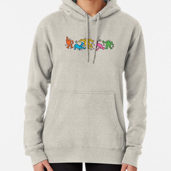 keith haring purple hoodie