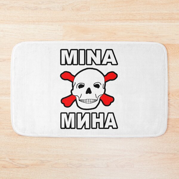 Item preview, Warning Landmine Sign; designed and sold by StickerApe.