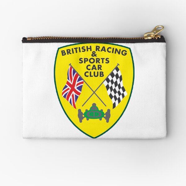 British Racing & Sports Car Club Zipper Pouch