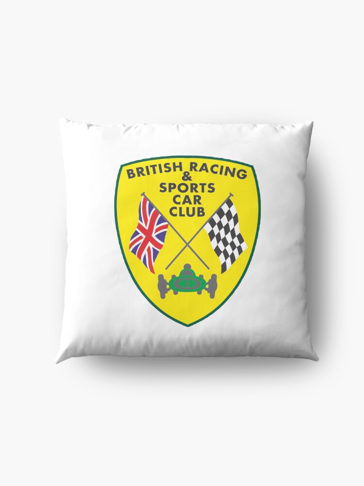 Alternate view of British Racing & Sports Car Club Floor Pillow