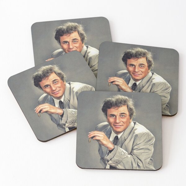 Peter Falk, Actor Coasters (Set of 4)